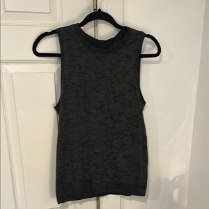 Lululemon Athletica Gray Muscle Tee Sleeveless Top